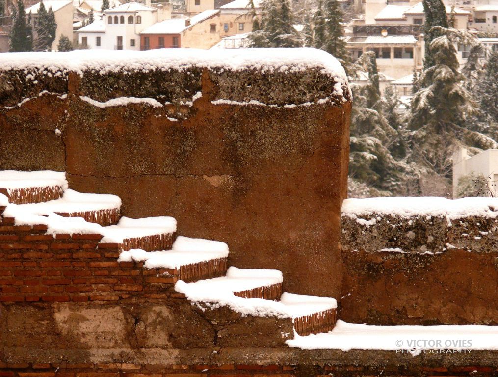 La muralla y el Albaicín (enero 2010)