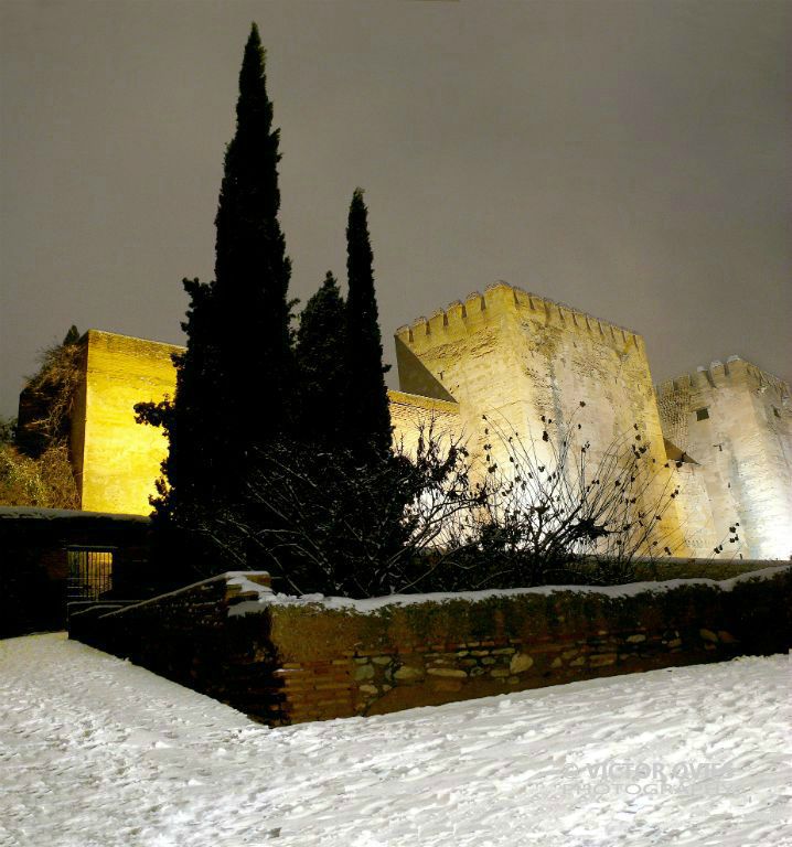 Plaza de los Aljibes y Alcazaba (Enero 2010)