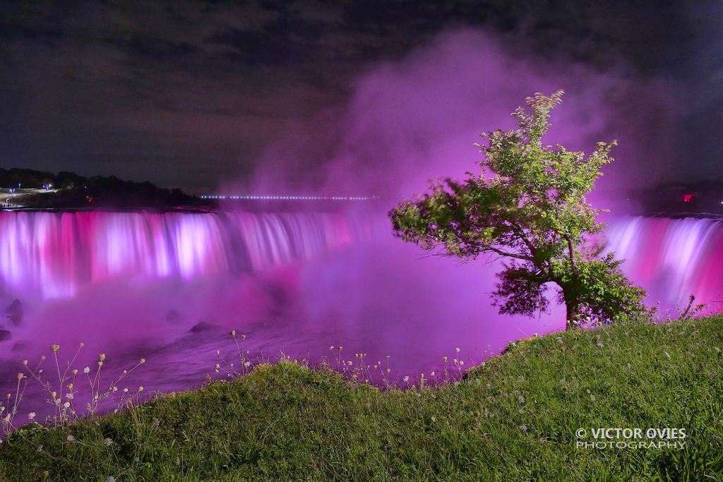 Niagara Falls at Night