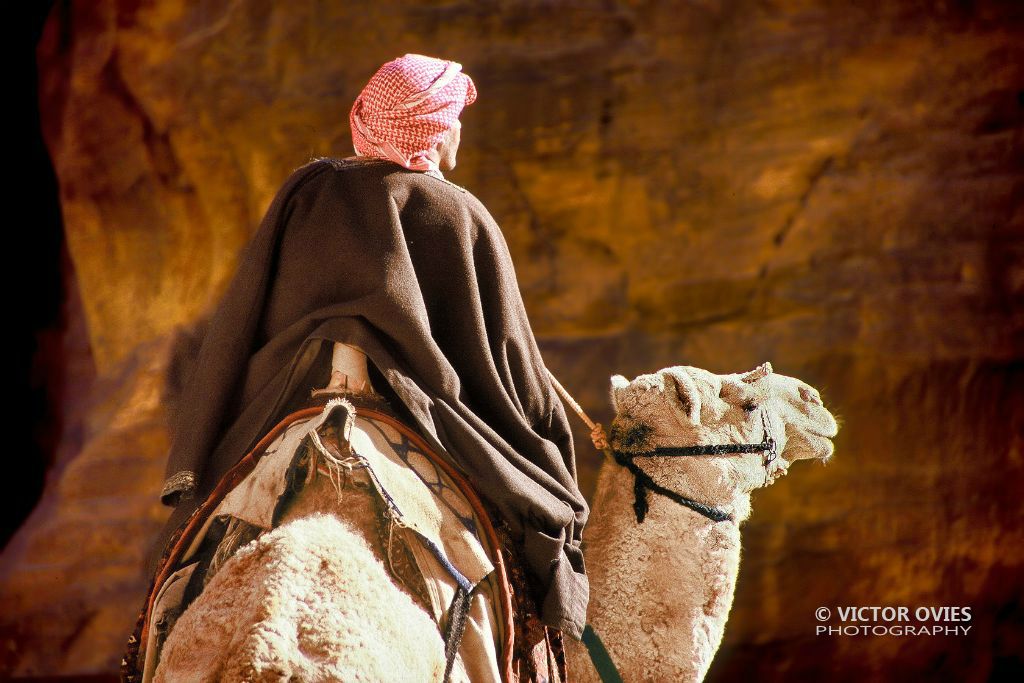 Petra - Bedouin at the Treasury