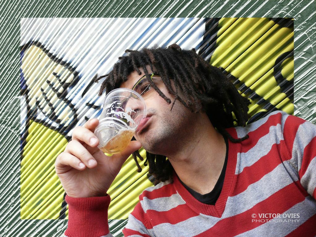 Drinking in the street - Sevilla