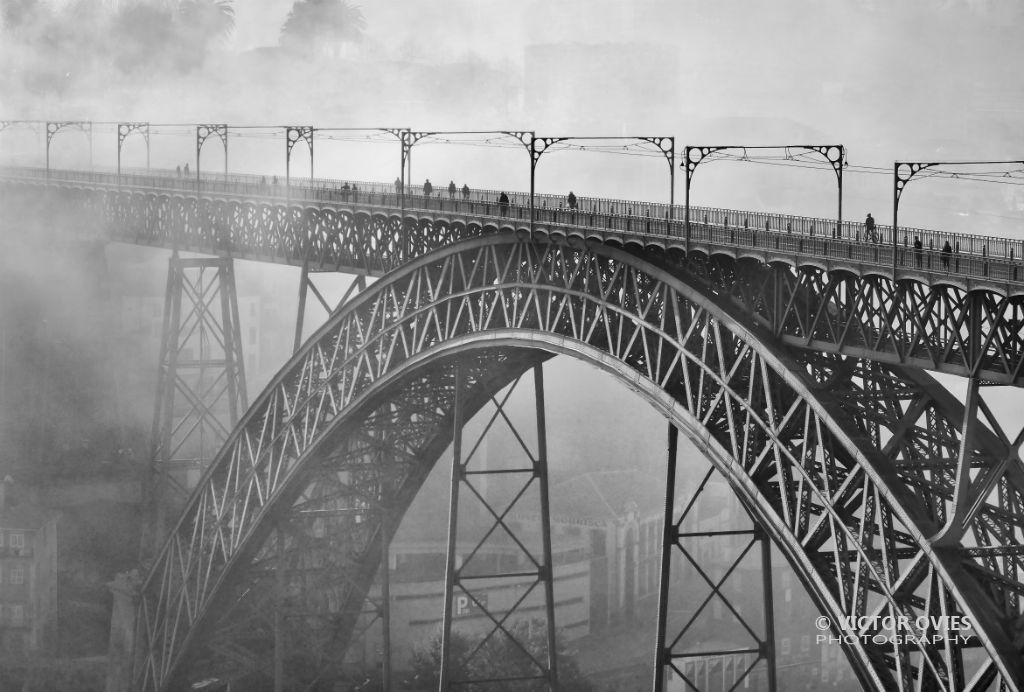 Morning Mist - Luis I Bridge, Porto