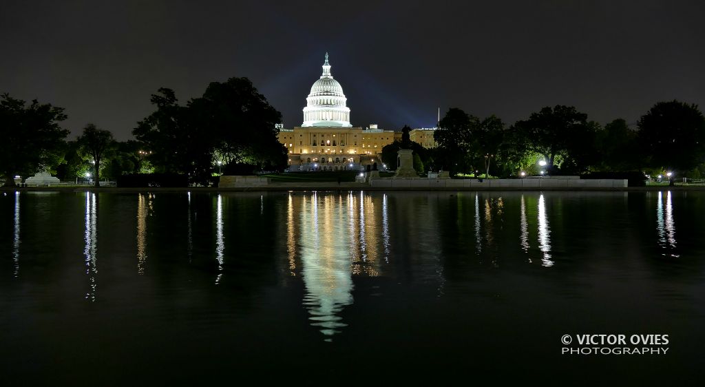 Washington - Capitol at night